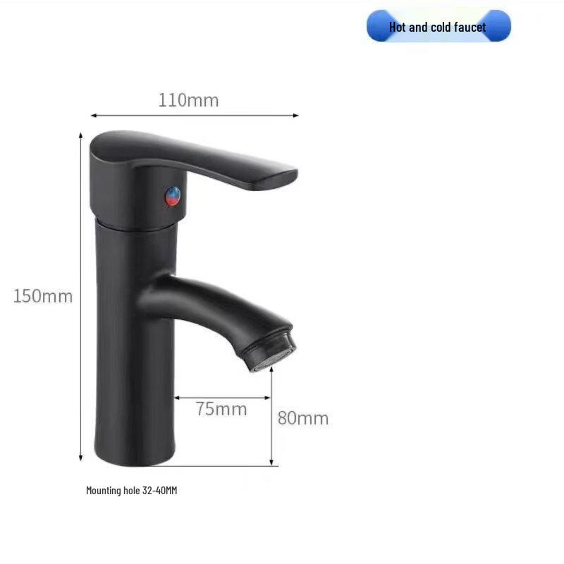

TLXT Single-Handle Hot and Cold Basin Faucet