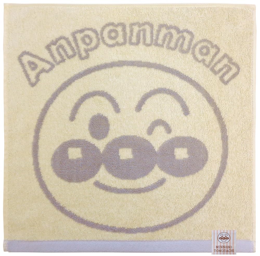 Kusubashi Mon Ori Anpanman Jacquard Towel BIG Anpanman Guest Towel Anpanman [A-90487-51-Y]