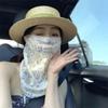 1Pc New Breathable Face Sunscreen Mask Thin Small Floral Print UV Resistant Scarf Ear Hook Style Neck Protector Summer
