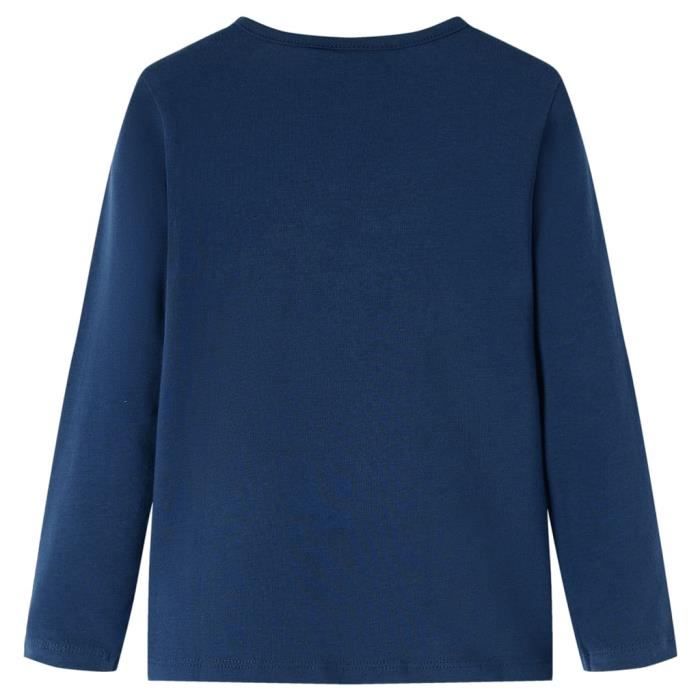 T-shirt enfants à manches longues imprimé cygne 3 couleurs et 5 dimensions disponibles