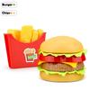 Hamburger Toy Hotdog Kitchen Girl Toys Miniature Kitchen Pretend Play Food Set Kitchen Set For Girls Burger Simulation Snack Toy