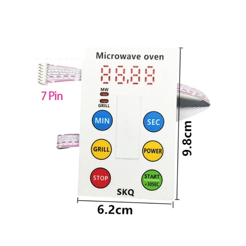 Microwave Universal Computer Control Board Thin Button Replacement Circuit Board With Enhanced Stability Enduring