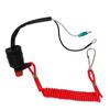 Marine Outboard Engine Stop Switch Waterproof Light ABS Engine Emergency Flameout Switch for T4 6E0‑82575‑00