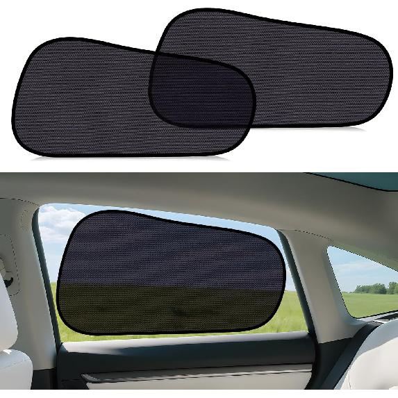 ZATOOTO Tesla Model Y Window Shades For Rear Window Sun Shade Semi Transparent Static Cling |  Fit -2024 | 95% UV & Heat Block | Privacy Protection |