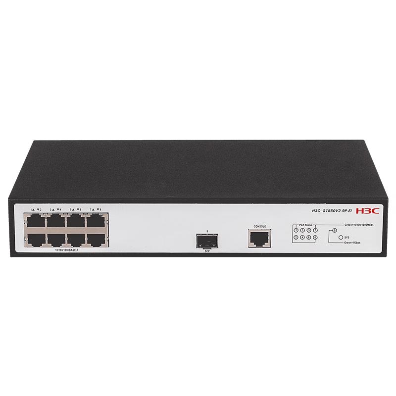 

H3C S1850v2-9P-EI 8-Port Gigabit Managed Enterprise Switch