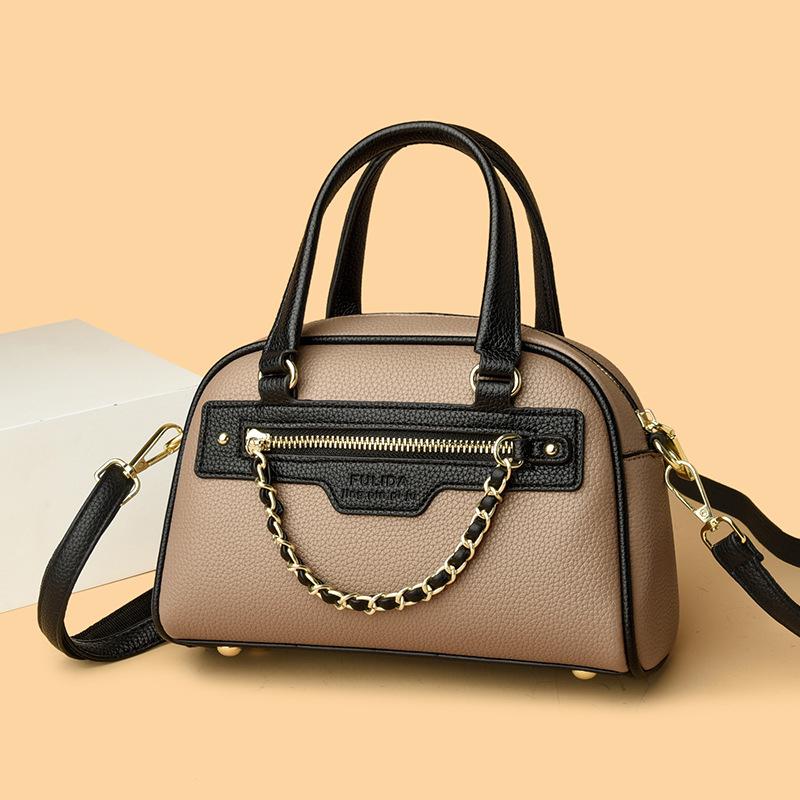 Simple Hand Held Bowling Bag for Women's New Style Niche Bag with One Shoulder Crossbody Pillow Bag