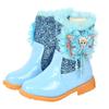 Girls' Elsa Princess Fleece Boots - Warm Winter/Autumn Martin Soft Sole Snow Boots