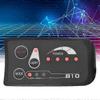 36V Waterproof LED Power Display Panel for Electric Bike - 22.2mm Handlebar, ABS/Metal, 5PIN Black (Boost Function, Battery Indicator)