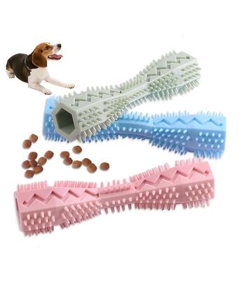 Hund Zahnbürste Langlebig Hund Kauen Spielzeug Stick Weiche Gummi Zahn Reinigung Punkt Massage Zahnpasta Haustier Zahnbürste Molaren Haustier Liefert