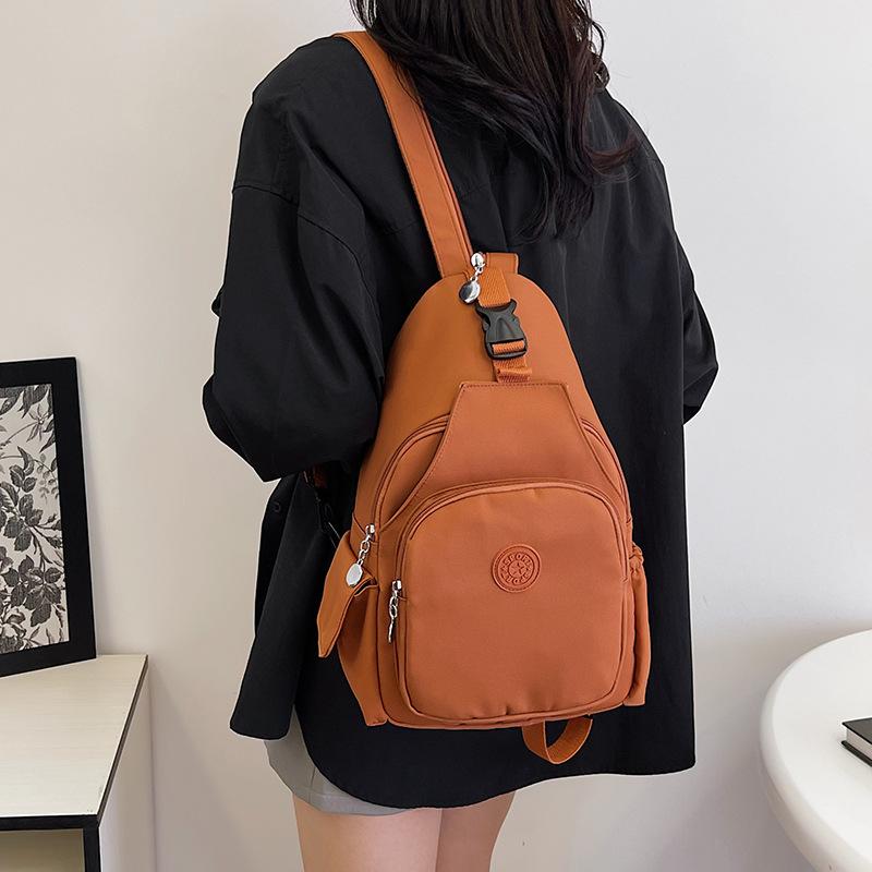 Lightweight Three-purpose Messenger Bag, Simple New Fashion Backpack, Female Harajuku Leisure Trend Student Large-capacity Backpack
