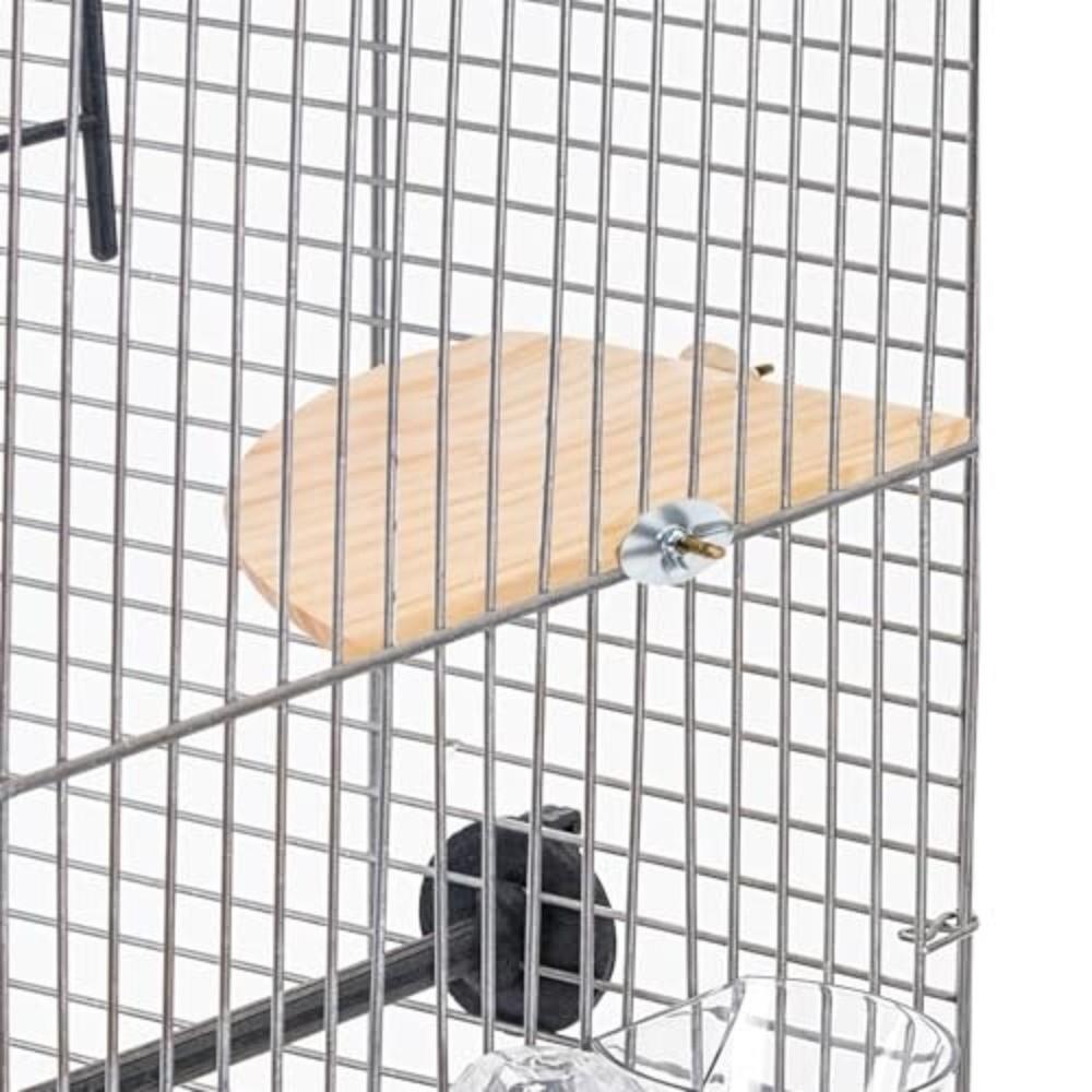 High Quality Wooden Material Bird Perch Platform Fan Shape Flat Perches Parrot Perch Corner Assorted Sizes Corner Shelf Aviary