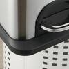 Household Large Capacity Stainless Steel Garbage Can Kitchen Specific Dry Wet Separation Waste Bin