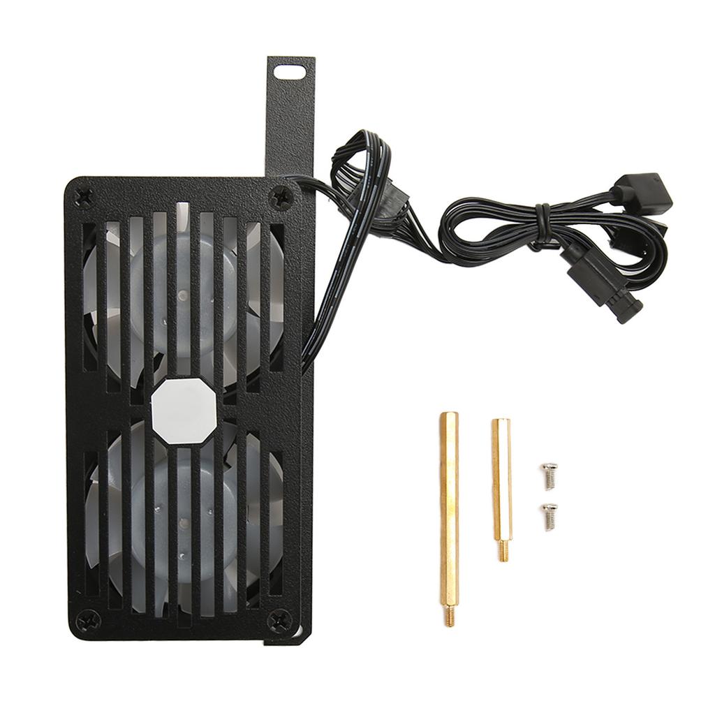 Memory Cooling Fan Double 6025PWM 1000 to 3000RPM 5V 3Pin Aura Sync ARGB Memory   for DDR DDR2 DDR3 DDR4 DDR5