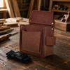 Waist-Mounted Tool Pouch Adjustable with Waist Belt for Woodworking