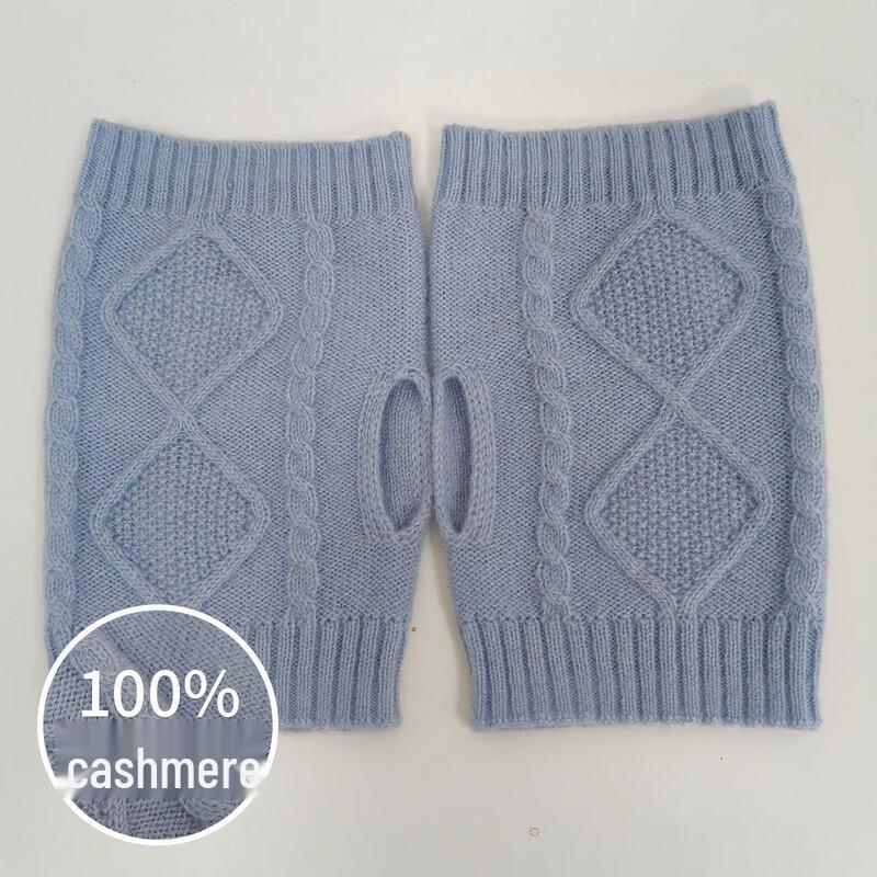 Перчатки без пальцев Sinuofude 100% кашемир One Size
