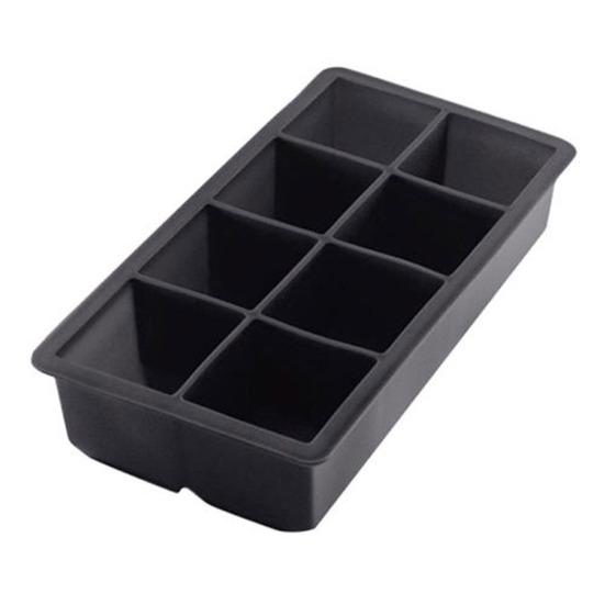 Ice Tray Mold 8-grid Safe Silicone Eco-friendly Ice Cube Tray for Ice Cube