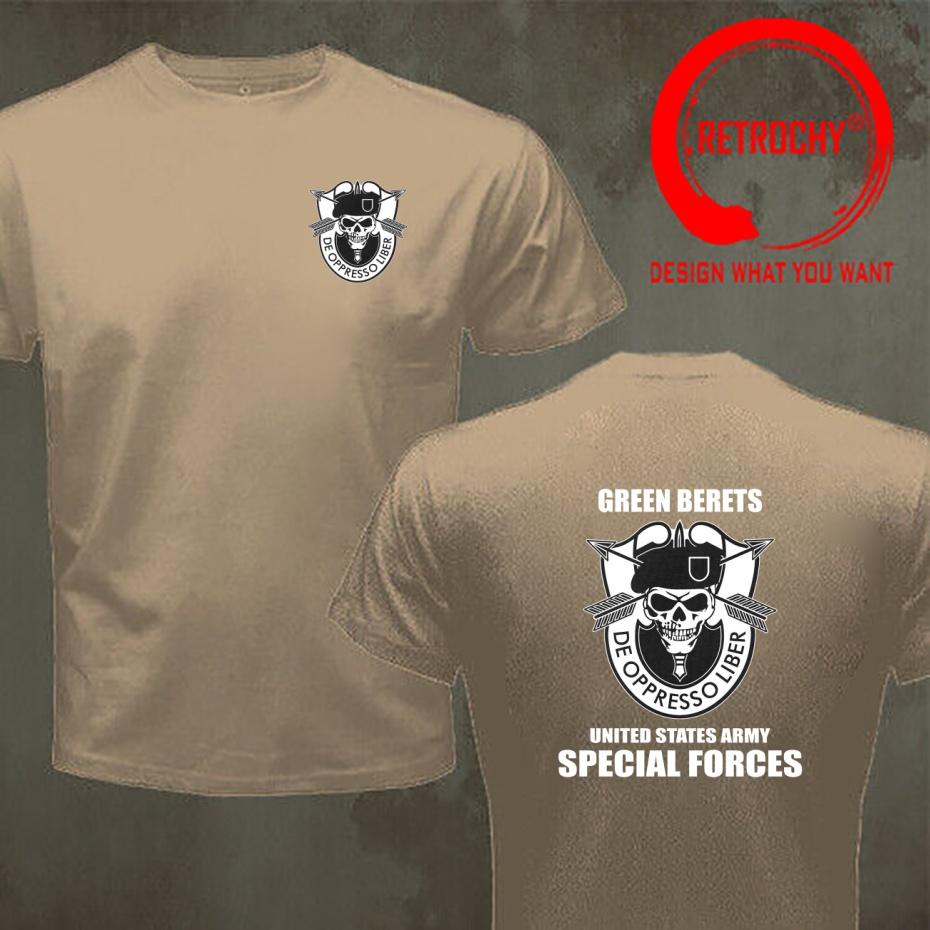 Funny Design Special Forces Green Berets Shirt Unisex Fashion Trendy Casual Clothing Stylish Tops Tee Shirt Leisure Tshirt Unisexs