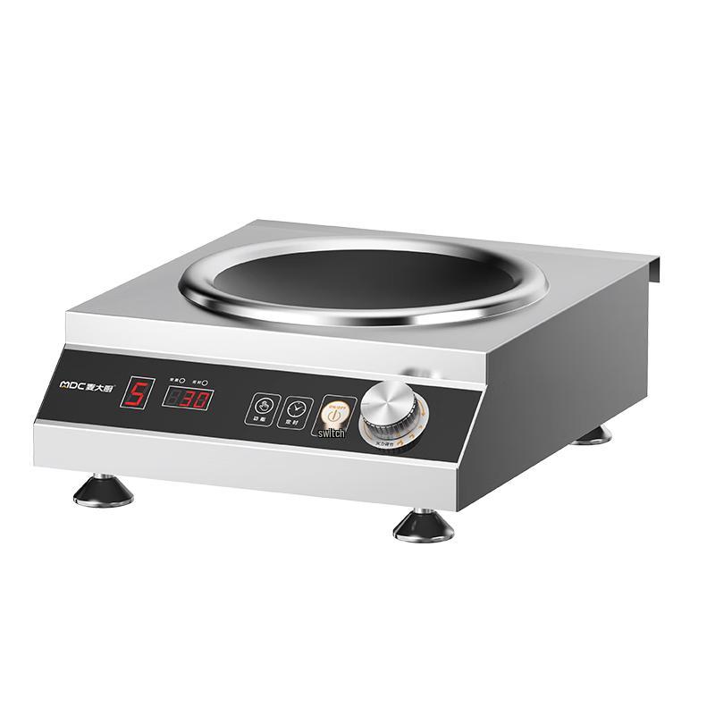 Commercial High-Power Concave Induction Cooker