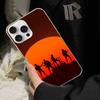 Coque de téléphone D-Daft Punk Band France Pour IPhone 17 16 15 14 13 12 11 Pro Max Plus Couverture Ondes d'Eau Aurore