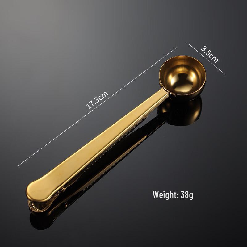 Qianxing Stainless Steel Coffee Scoop with Bag Clip