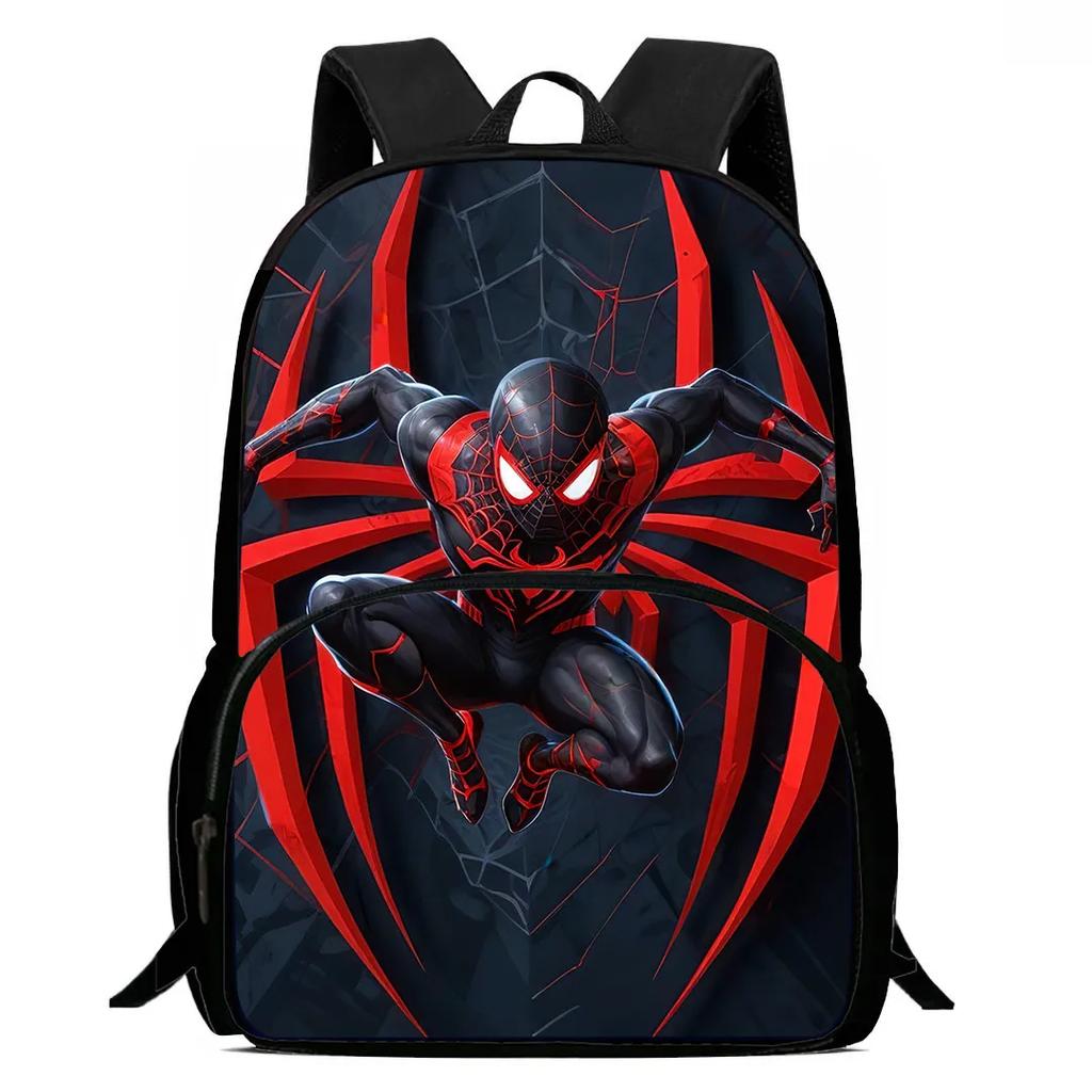 Marvel Child School Backpack with Front Pocket,Cartoon Marvel School Bags for Boys Girls,Durable Kids Backpack for Pupil Student