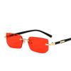 Retro Korean Sunglasses Seaside Frameless Eyeglasse Anti UV400 Gradient Shades