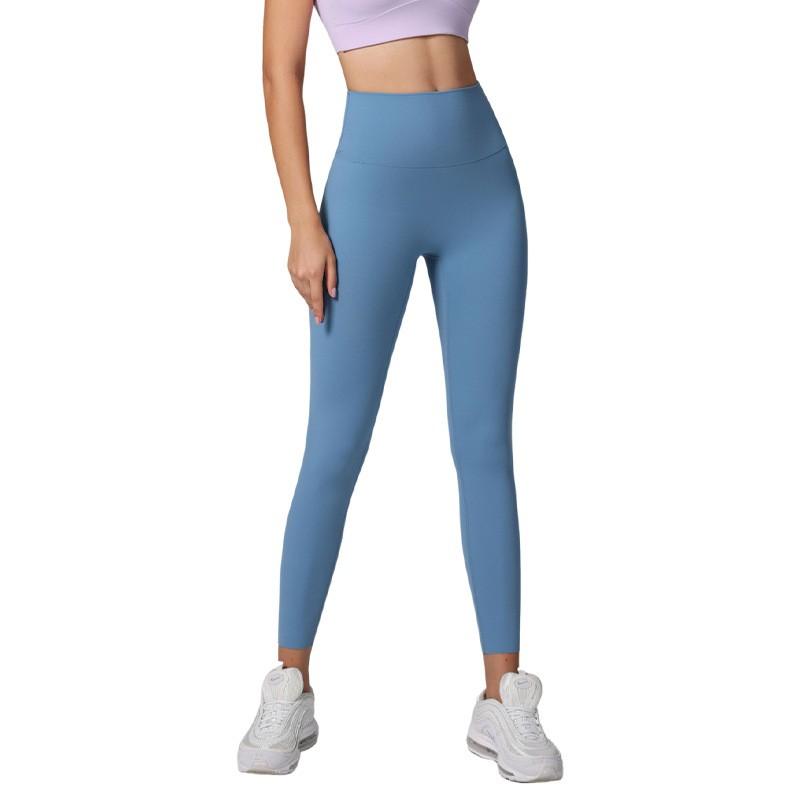 High-Waisted Seamless Yoga Leggings Women 4-Way Stretch Tummy Control Workout Pants With Breathable Nylon Spandex