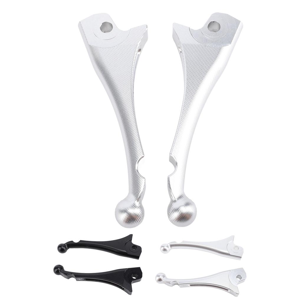 8mm Motorcycle Brake Lever Clutch Lever Kit Aluminum Alloy Anti Slip Texture Handle Short Brake Clut