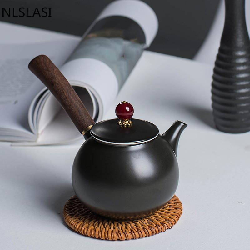 Neuer Stil Keramik Teekanne Dahongpao Teeset Teeset Teekanne Reisepraktisches Teeset Haushalts-Trinkgeschirr NLSLASI