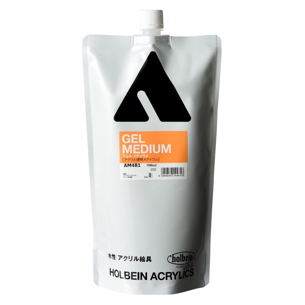 

Holbein Acrylic Medium AM481 900ml Gel Medium Transparent 14481 (Acrylic Medium)