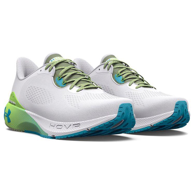 Under Armour HOVR Machina 3 Fashion Comfortable Sports Fabric Low-Top Casual Running Shoes Women sneaker White Green 3025667-100