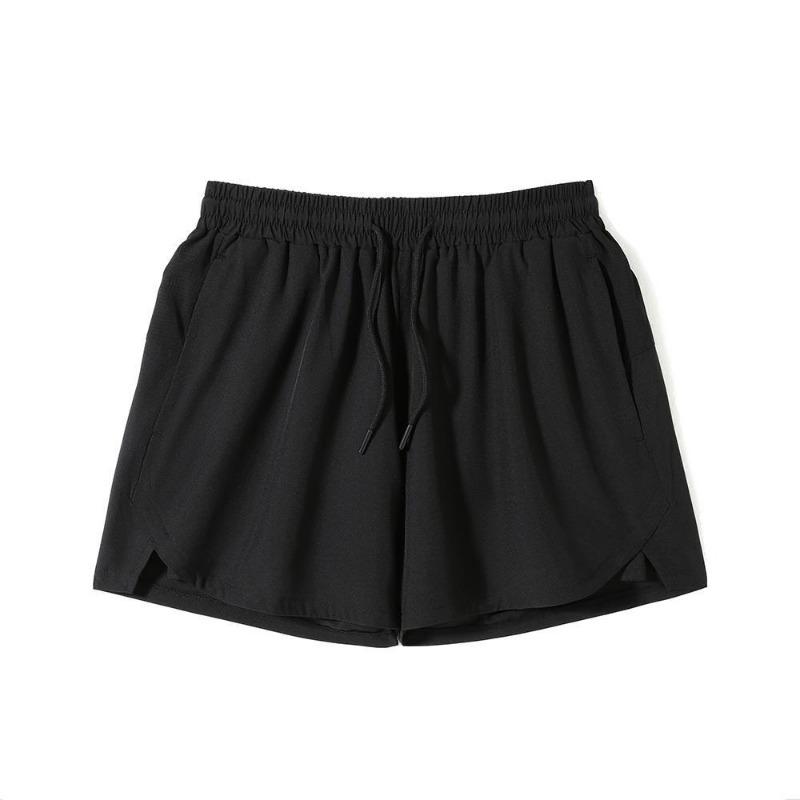 Men s Quick-Dry Athletic Shorts, Elastic Waist Drawstring Running Shorts With Side Slits M
