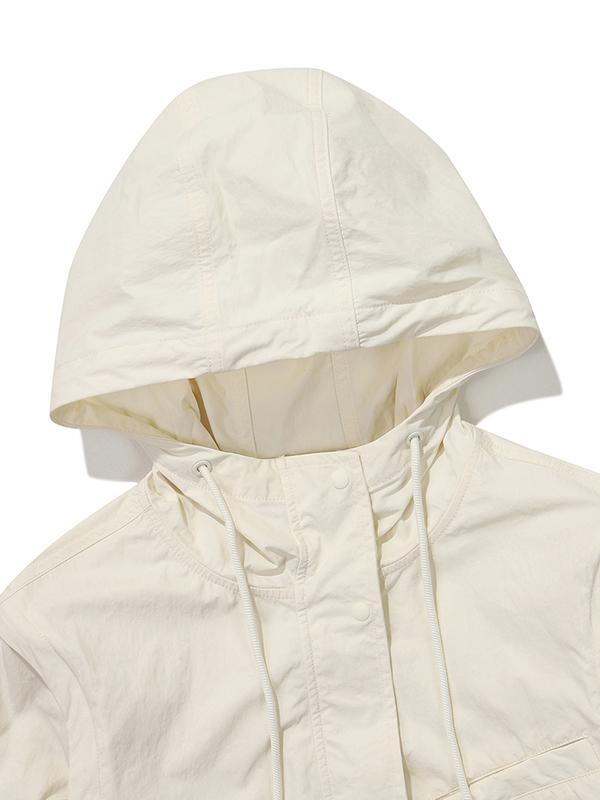 Bibissieoseu W Convertible Hoodie Crop Jacket_Ivory