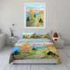 Landscape with Trees, Lake. Bedding Sets Duvet Cover Sets Duvet Covers Pillowcases(1 * Duvet Cover 2 * Pillowcases, Without Duvet Insert)