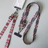 Adjustable Crossbody Neck Strap With Gasket Hanging Cord Fashion Mobile Phone Lanyard
