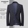SHANSHAN Men's Business Slim Fit Suit Jacket
