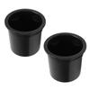 2PCS 73mm Drink Cup Holder Insert Anti Vibration Replacement Cup Holder Insert for RVs Boat Decks Patios Trailers