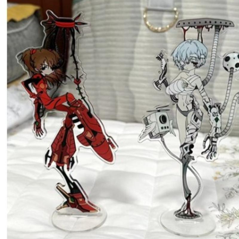 Evangelion Anime Characters Peripheral Acrylic Stand Ayanami Rei Asuka Mecha Desktop Ornaments Dolls Toys Birthday Gifts