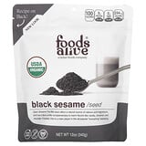 Sésame Noir Bio, Graine, 12 oz (340 g)