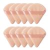 10/20Pcs Triangle Velvet Powder Puff Pizza Flours Mini Face Makeup Sponge Cosmetics Washable Lightweight Makeup Tool