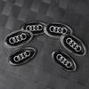 2026 3D Aluminum Car Body Badge Stickers Trunk Emblem Decoration Decal For S1 Sline RS Q3 Q5 Q7 A1 A3 A4 B8 8P A5 A6 A7 Accessories 2x