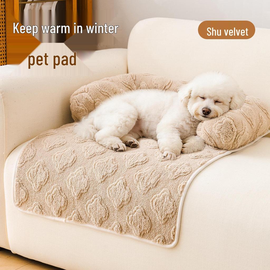 Pet Sofa Cushion: Anti-Scratch, Non-Slip Bed for Cats & Dogs
