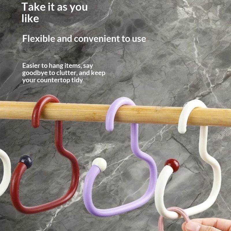 3Pcs Multifunction Invisible Luxury Plastic Hat Storage Coat Hanger Nordic Adult Home Closet Use
