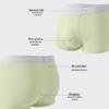 Duoduo Cotton Men's Antibacterial 4-Pack Boxer Briefs