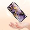 Marble Phone Case For Samsung Galaxy S26 Ultra S25 Plus S24 FE S23 S22 5G S21 S20 Cover Black Soft