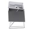 Kitchen Cutter Storage Stand with Drip Tray Metal Frame Tool Organizer for Countertop Cutting Utensils