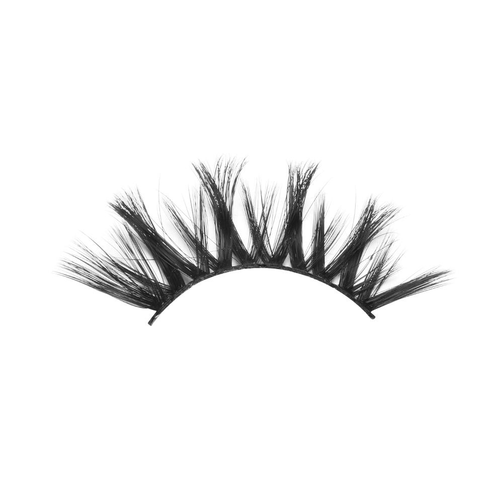 Multilayered Effect Wispies Fluffy False Eyelashes Full Volume Thick Eye Lash Extension 3D Mink