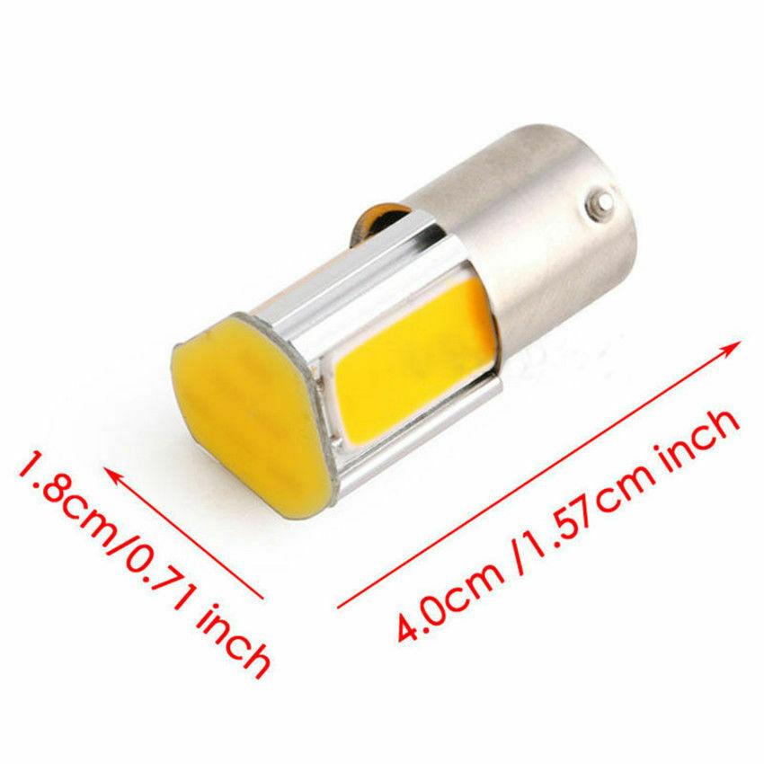 2X/SET 960LM Amber COB 48 SMD 8 SILICA 12V 24V S25 1156 BA15S LED Bulb Lamps HOT 2X/SET 960LM Amber COB 48 SMD 8 SILICA 12V 24V S25 1156 BA15S LED Bulb Lamps HOT