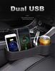 Pair Left + Right PU Leather Car Seat Gap Storage Box Crevice Organizer Pocket Dual USB Cup Holder