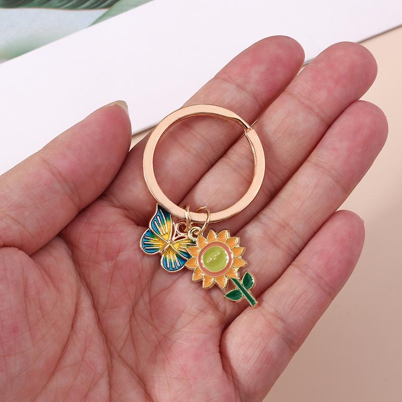 Ethnic Elephant Keychains for Car Key Unique Bohemia Animal Key Rings for Women Men Handbag Accessories DIY Jewelry Gifts